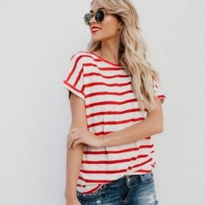 Vici Cape Cod Striped Tee